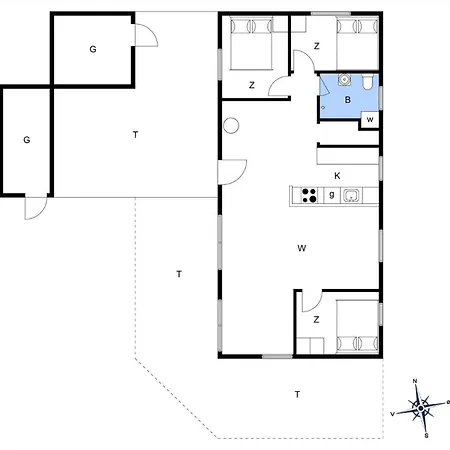 576-thisted-klemsvej-26-e Сasa de vacaciones Thisted